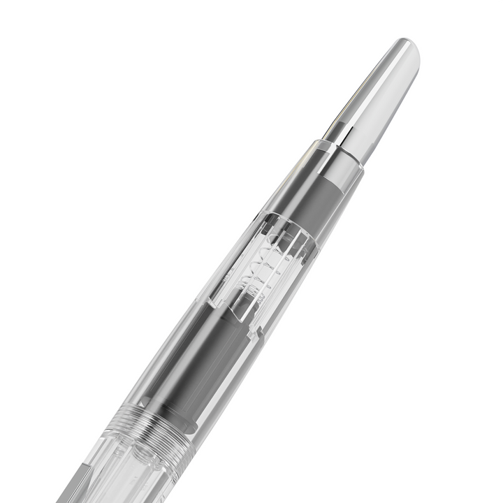 Endless Phantom Retractable Fountain Pen - Clear Chrome
