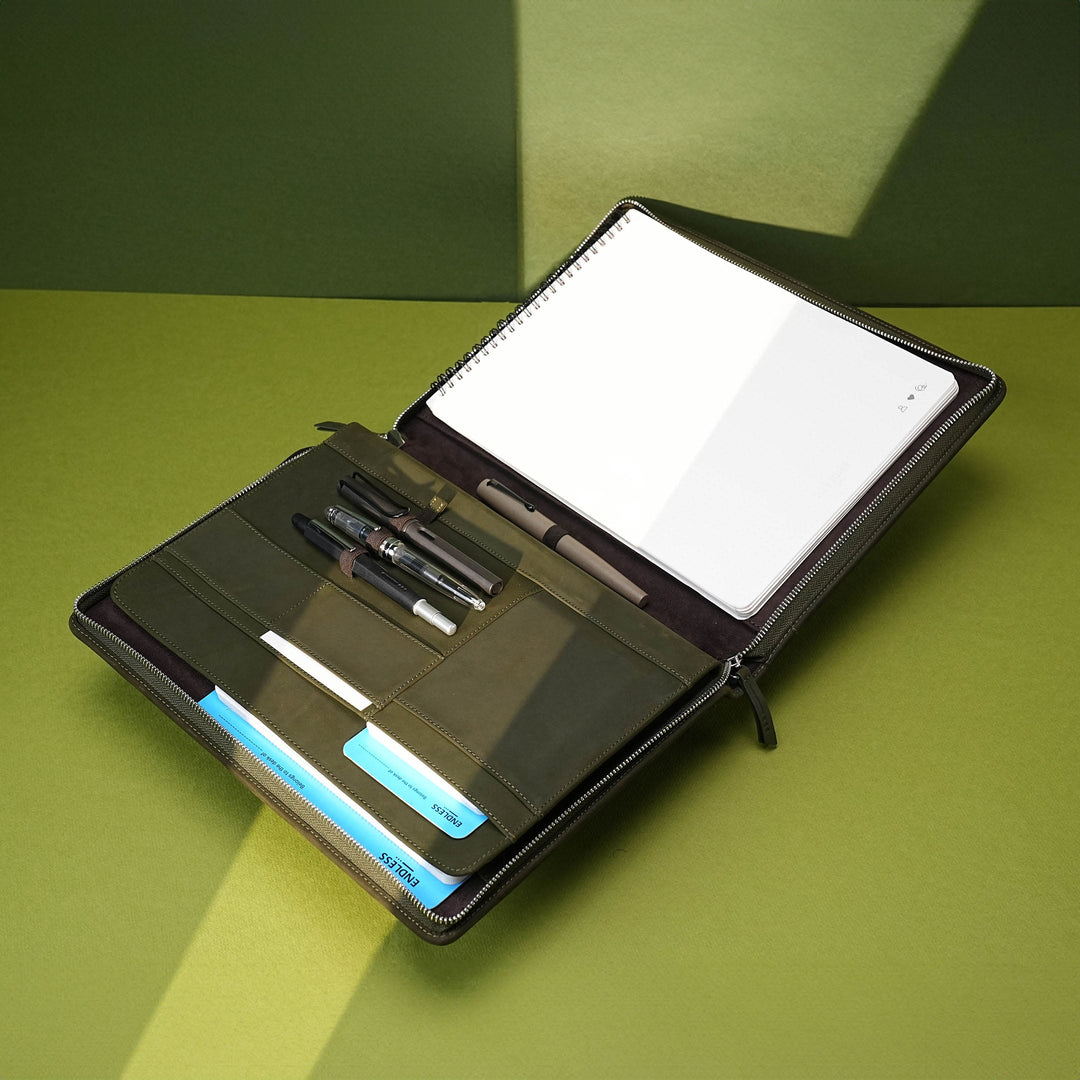 CLEARANCE SALE - Endless A4 Folio - Green
