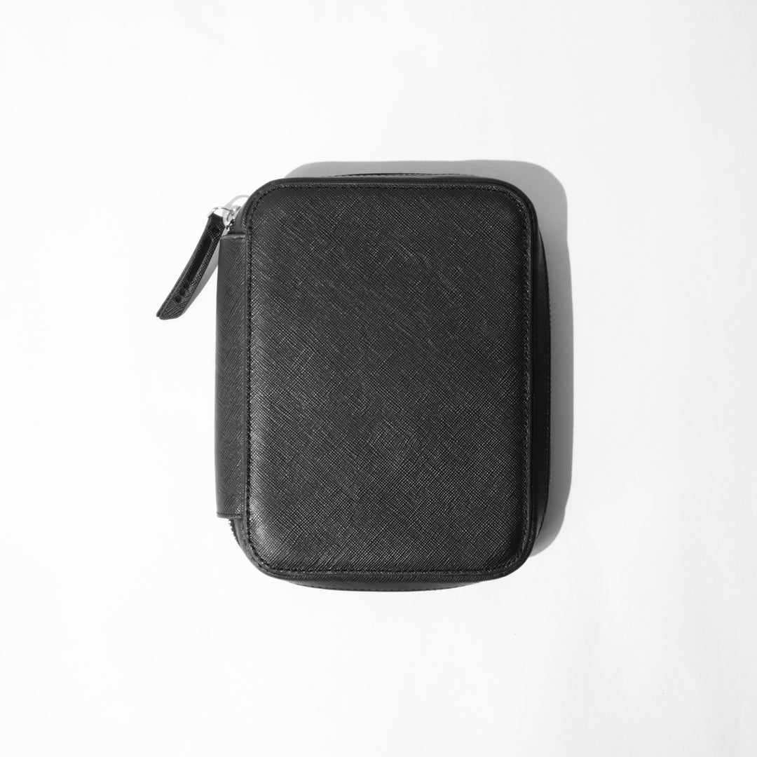 Saffiano 10 Pen Pouch 0001 Black Front