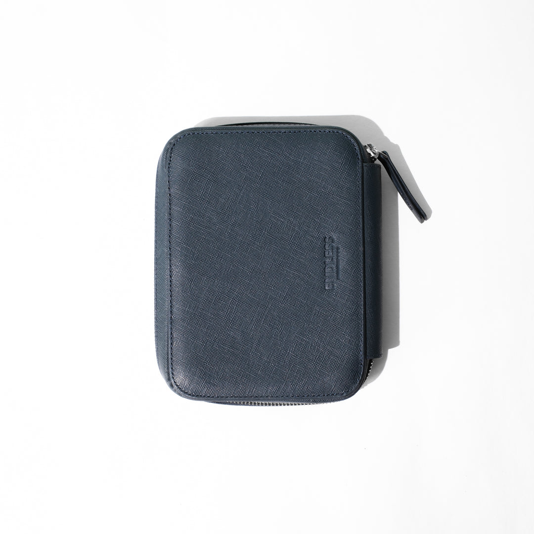 Saffiano 10 Pen Pouch 0004 Blue Back