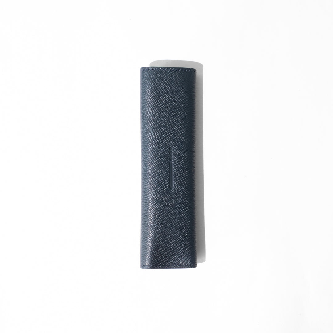 Saffiano 1 Pen Pouch 0004 Blue Back
