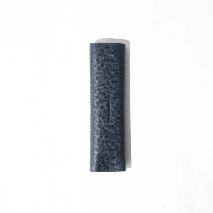 Saffiano 1 Pen Pouch 0004 Blue Back