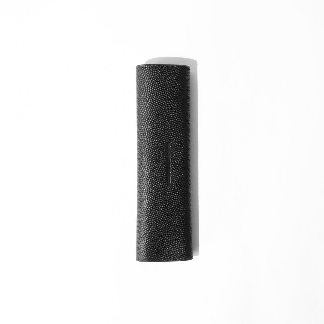 Saffiano 1 Pen Pouch 0008 Black Back