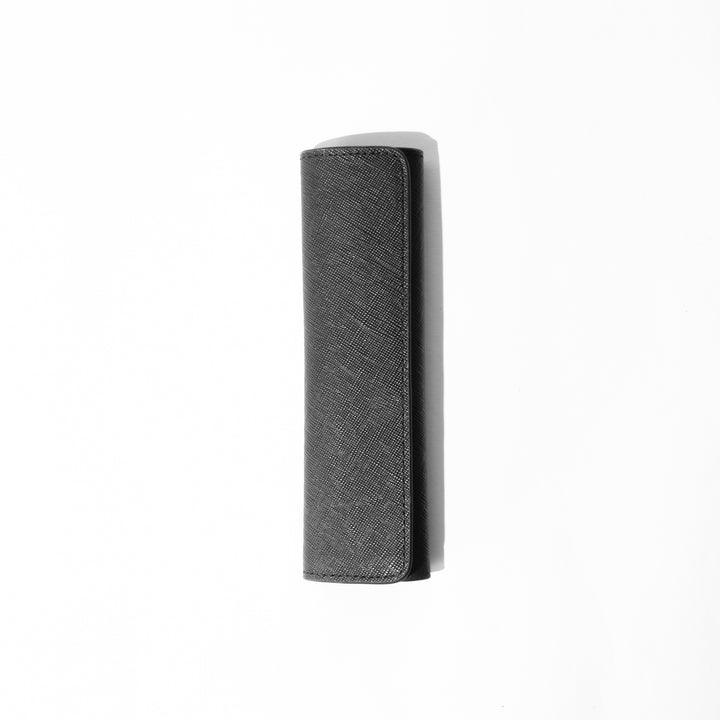 Saffiano 1 Pen Pouch 0009 Black Front