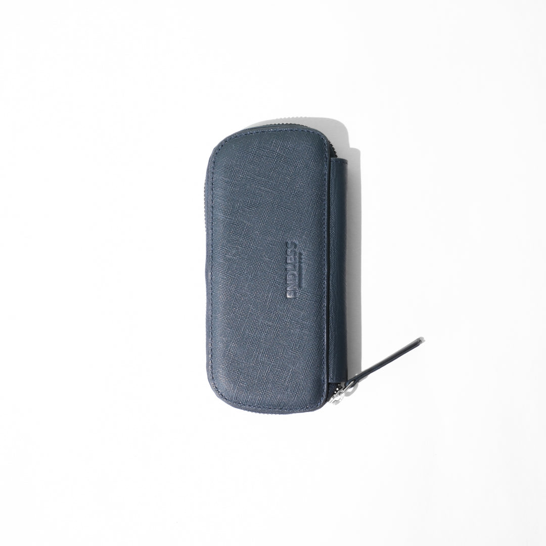 Endless Companion Leather Adjustable Pen Pouch - 3 Pens - Blue