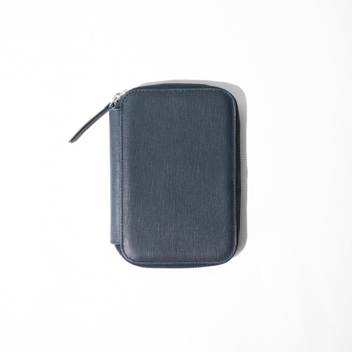 Saffiano 5 Pen Pouch 0007 Blue Front