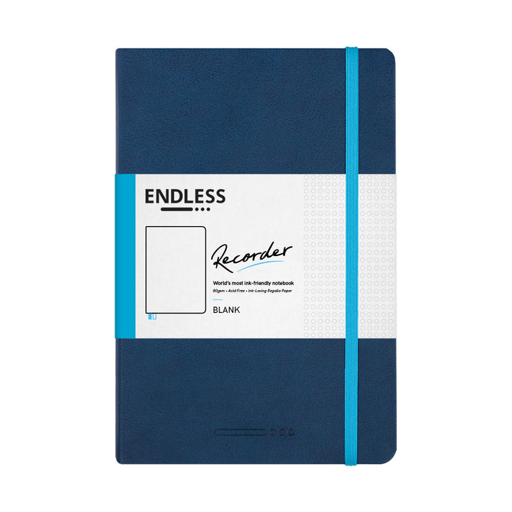 Recorder Notebook - Deep Ocean - Regalia Paper - A5