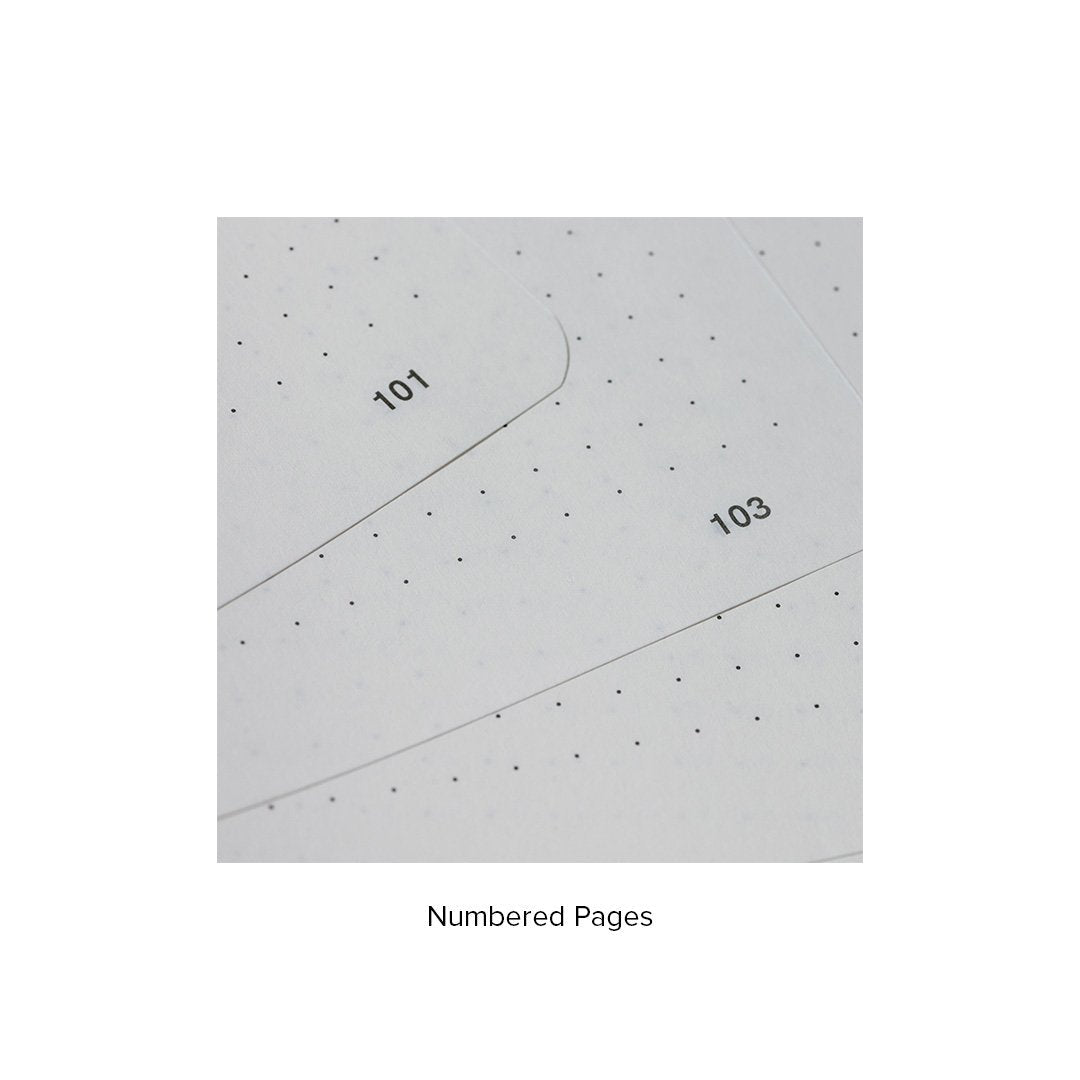 CLEARANCE SALE: Recorder Notebook -  Mountain Snow - Regalia Paper - A5