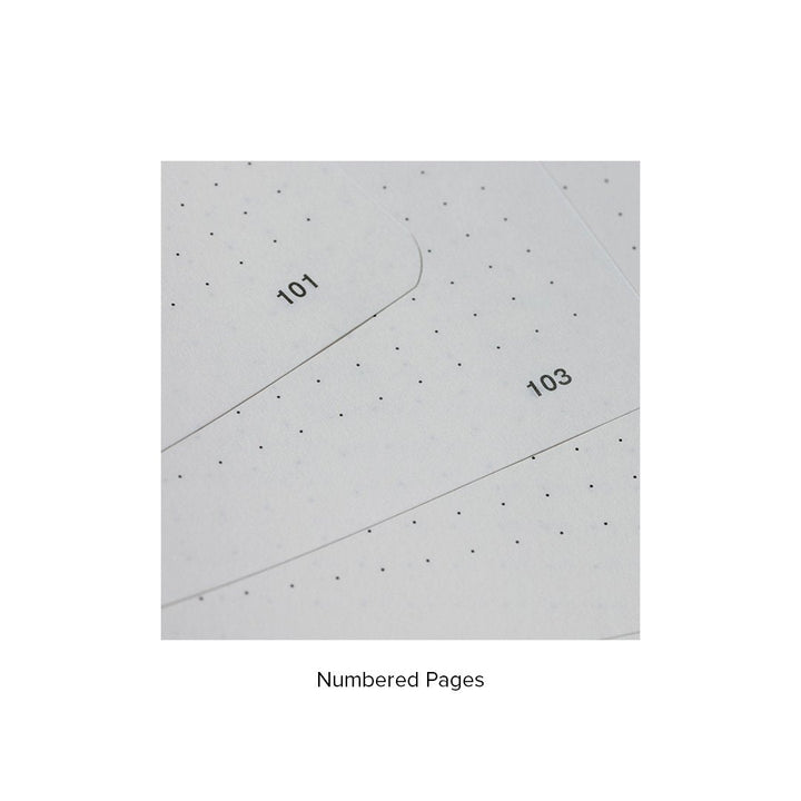 CLEARANCE SALE: Recorder Notebook -  Mountain Snow - Regalia Paper - A5