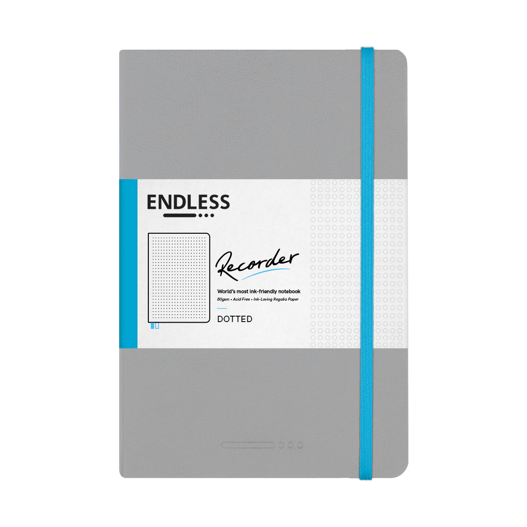 CLEARANCE SALE: Recorder Notebook -  Mountain Snow - Regalia Paper - A5