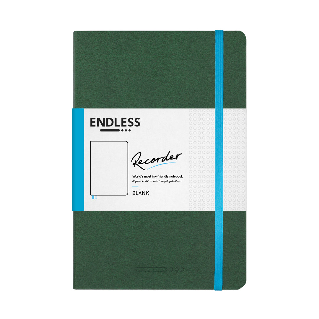 Recorder Notebook - Forest Canopy - Regalia Paper - A5