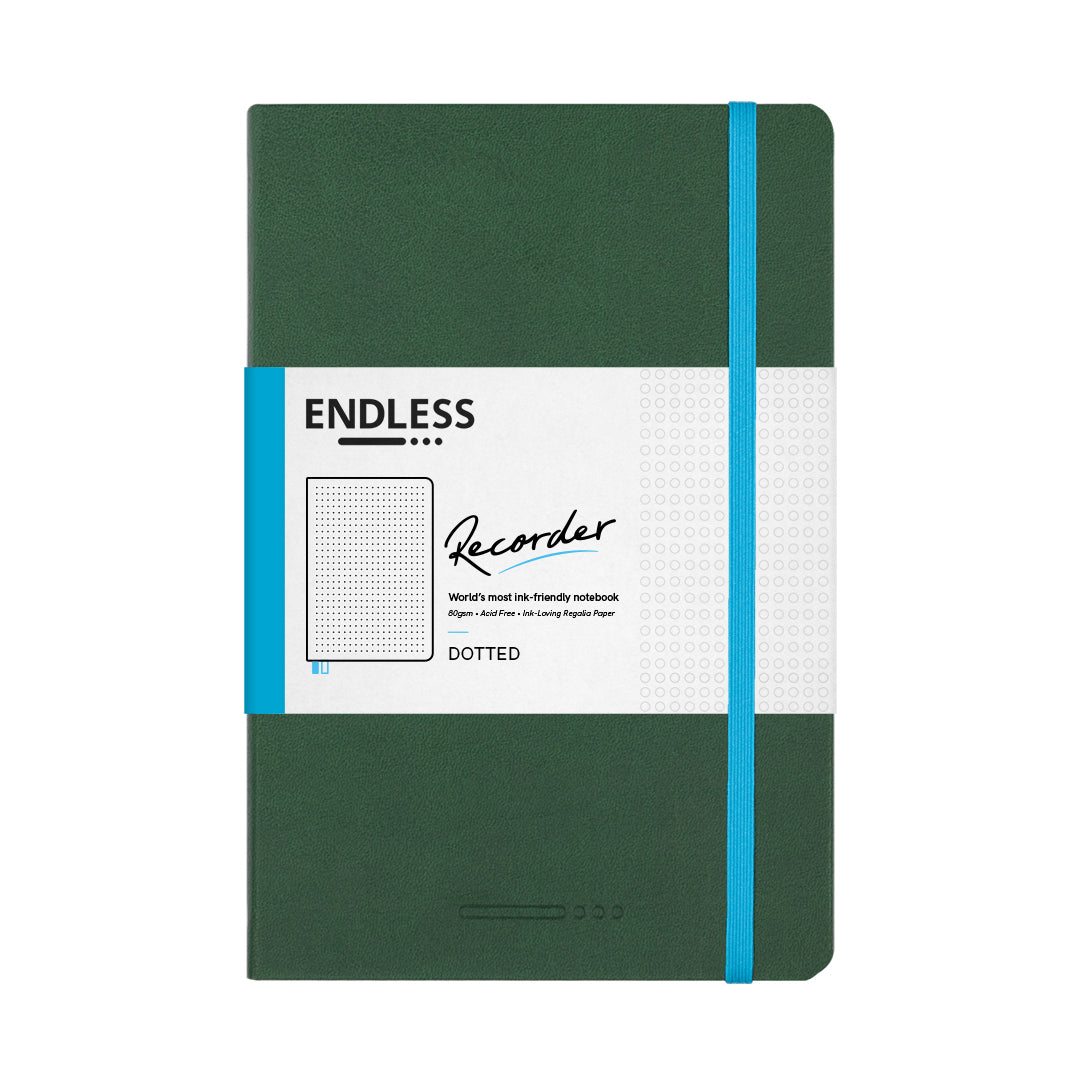 Recorder Notebook - Forest Canopy - Regalia Paper - A5