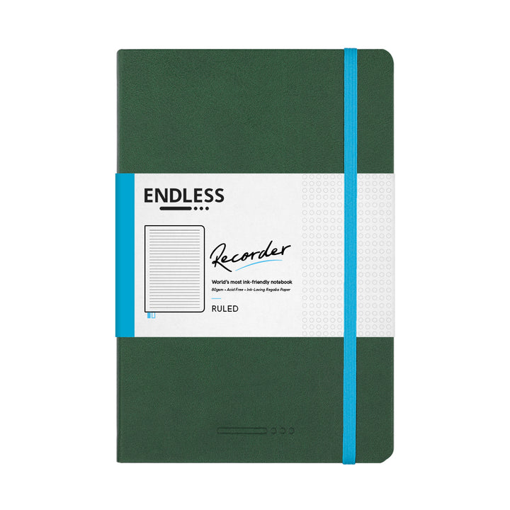 Recorder Notebook - Forest Canopy - Regalia Paper - A5