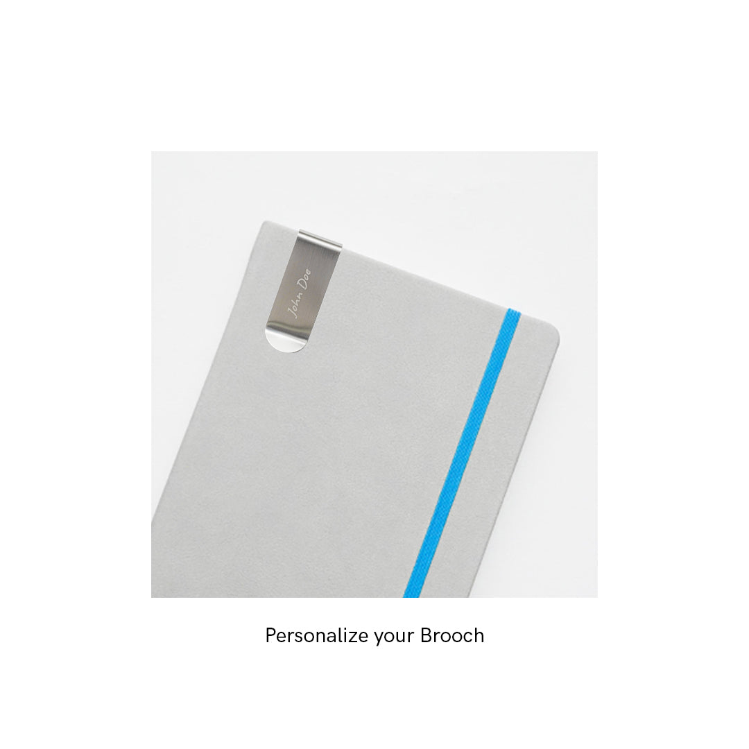 CLEARANCE SALE: Recorder Notebook -  Mountain Snow - Regalia Paper - A5
