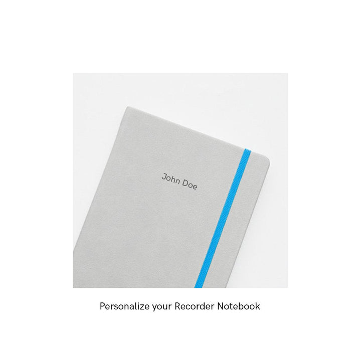 CLEARANCE SALE: Recorder Notebook -  Mountain Snow - Regalia Paper - A5
