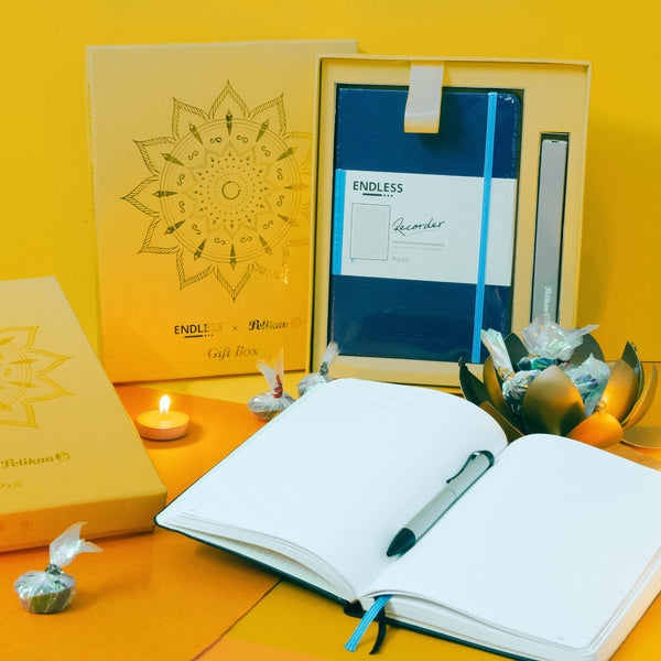 Endless x Pelikan Giftbox - Pen and Notebook Set